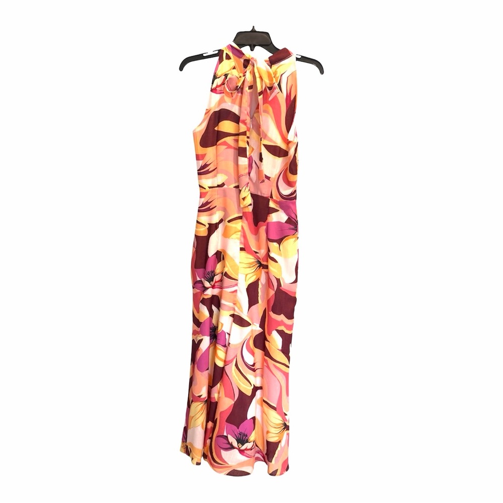 Sam Edelman Floral Halter Maxi Dress NWT Size 6 Wedding Guest Spring summer - Picture 4 of 9